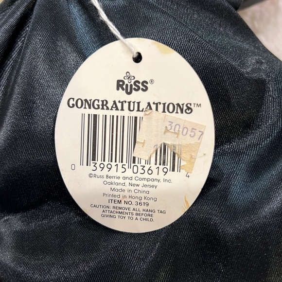 Troll Graduation Doll Russ Berrie cap & Gown 7.5” - Picture 2 of 7